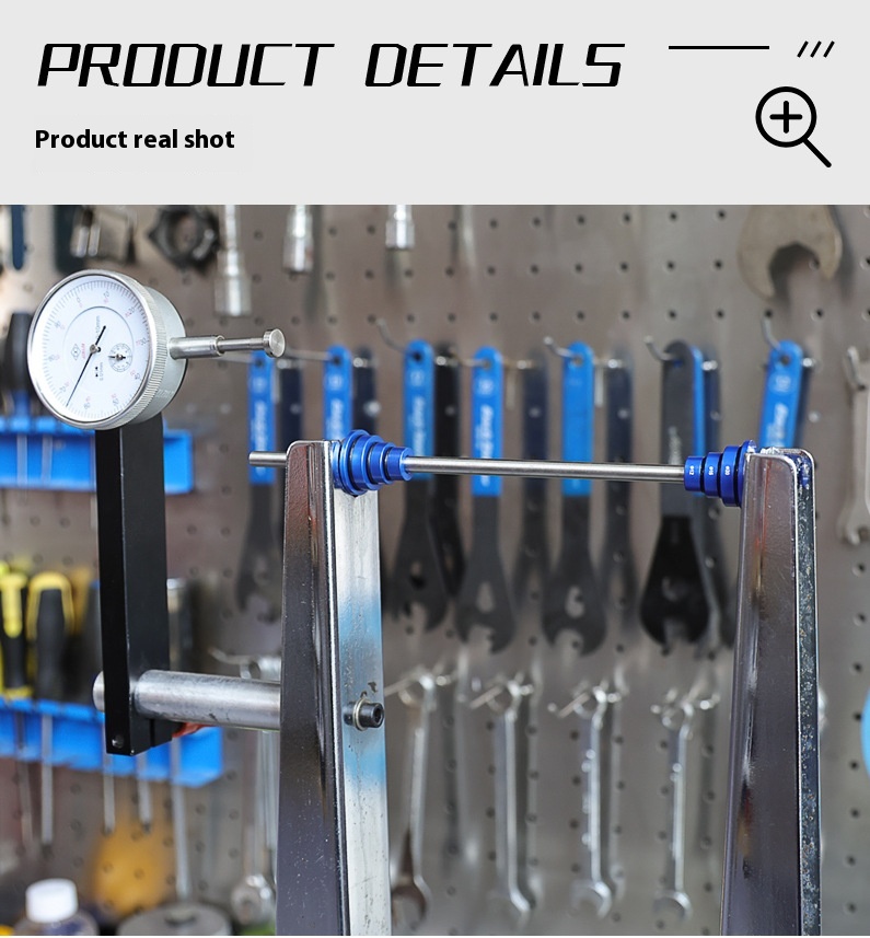 LEBYCLE Bicycle Hub Axle Adjustment Tool 12/15/20mm Thru Axle Hub Wheel Auxiliary Spoke Tensioning Universal Fixing Tool