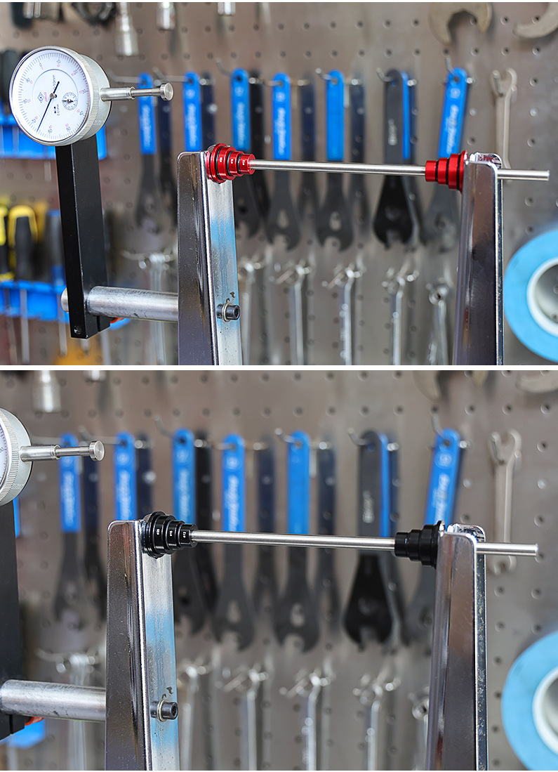 LEBYCLE Bicycle Hub Axle Adjustment Tool 12/15/20mm Thru Axle Hub Wheel Auxiliary Spoke Tensioning Universal Fixing Tool