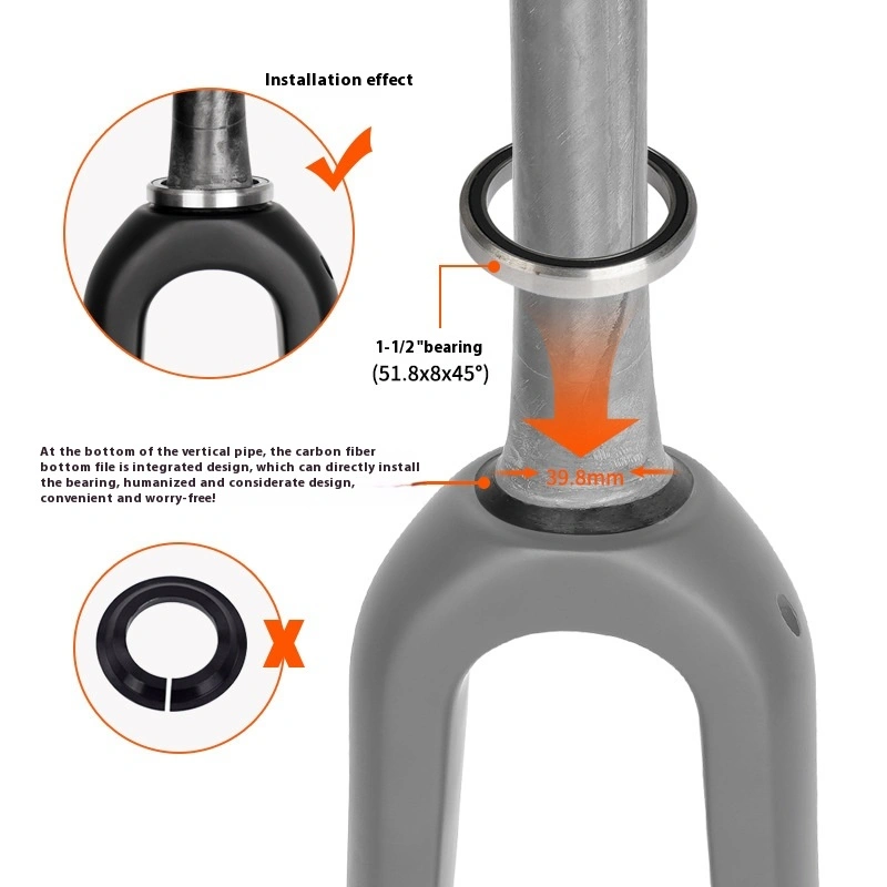 TOSEEK Gravel Disc Brake Road Bike Full Carbon Fiber Fork Axle