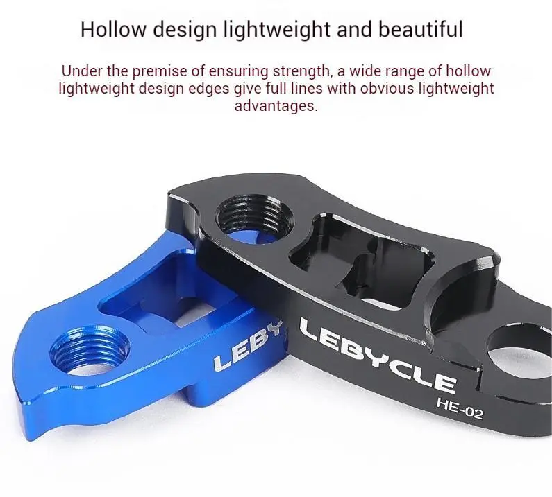 LEBYCLE bicycle frame derailleur hanger extender compatible with 40T ...