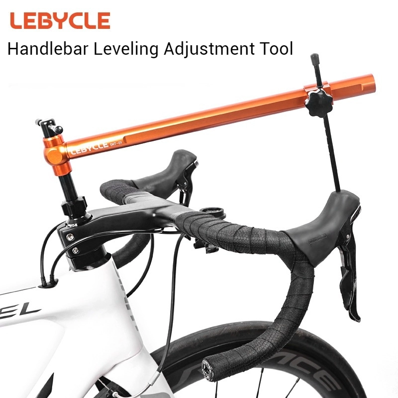 LEBYCLE Road Bike Handlebar Installation and Adjustment Tool with Horizontal Level Handlebar Height Angle and Symmetry Adjuster LEBYCLE