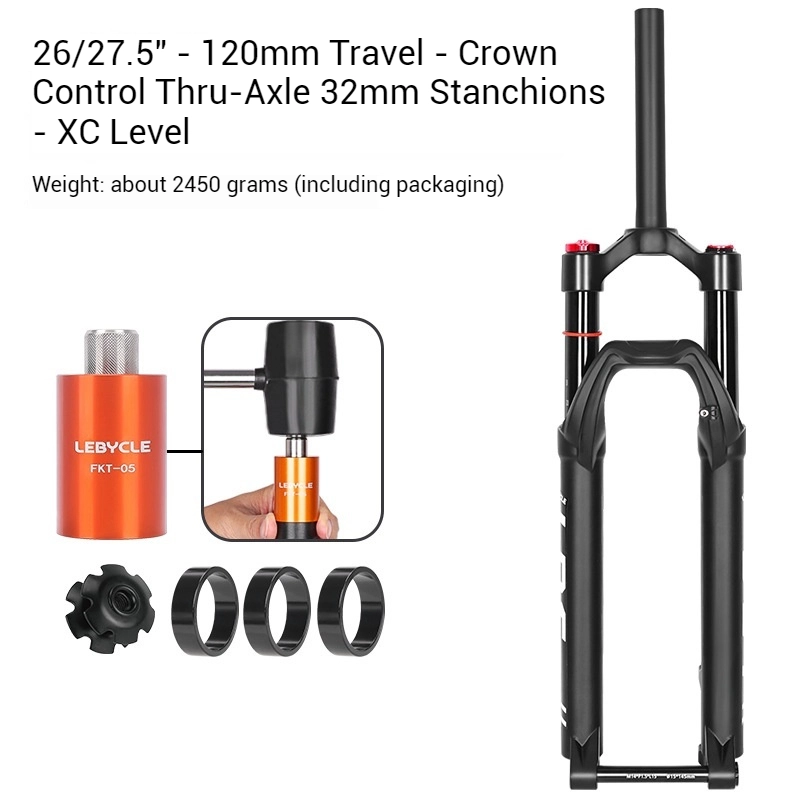 Xc suspension fork outlet