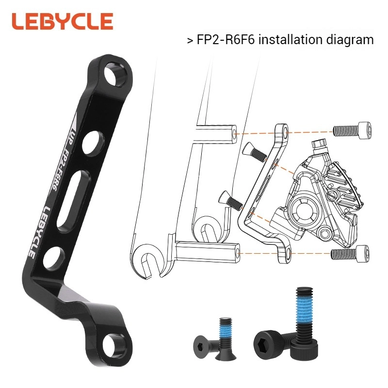 LEBYCLE Mountain to Road Brake Adapter Direct Mount to Post Mount Conversion Seat 160/180 mm Disc Brake Bicycle Caliper Base