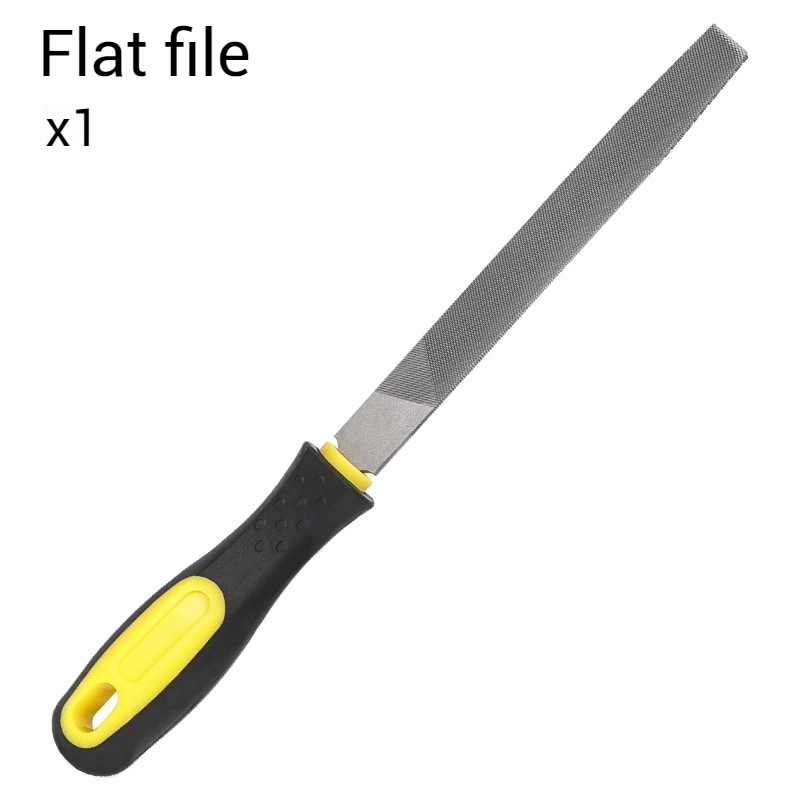 LEBYCLE Flat File for Mountain and Road Bikes Front Fork Tube Cutting and Steel Grinding Tool Repair File Kit