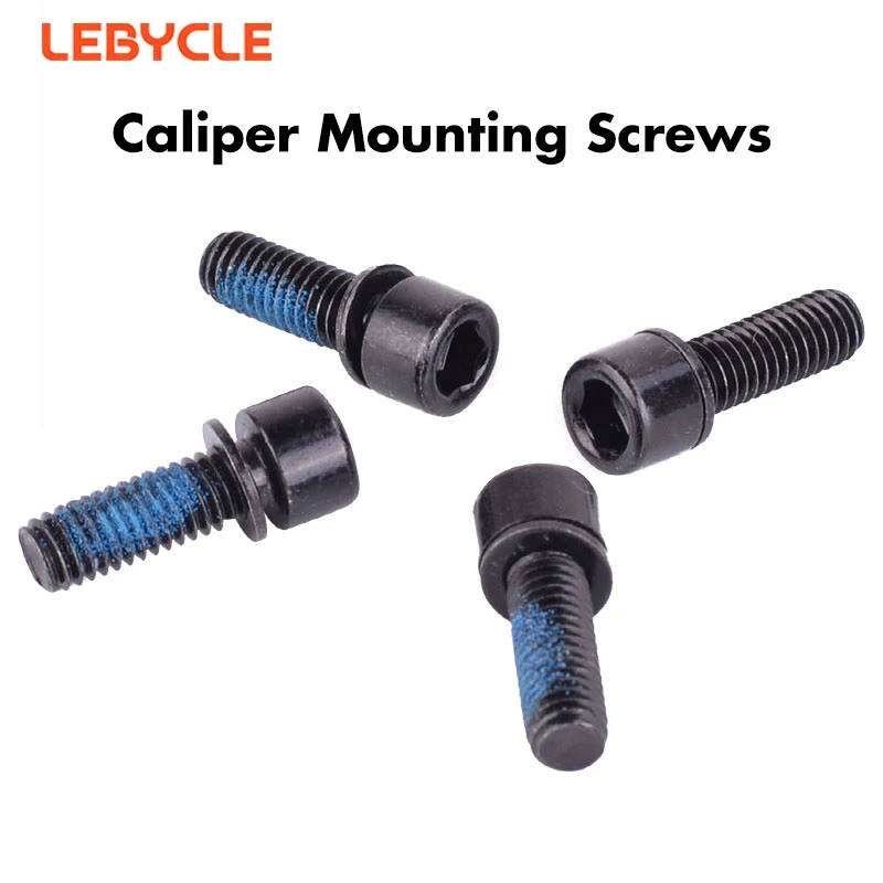 LEBYCLE Mountain Bike Disc Brake Caliper Mounting Screws and Crankset Screws Compatible with Shimano Components