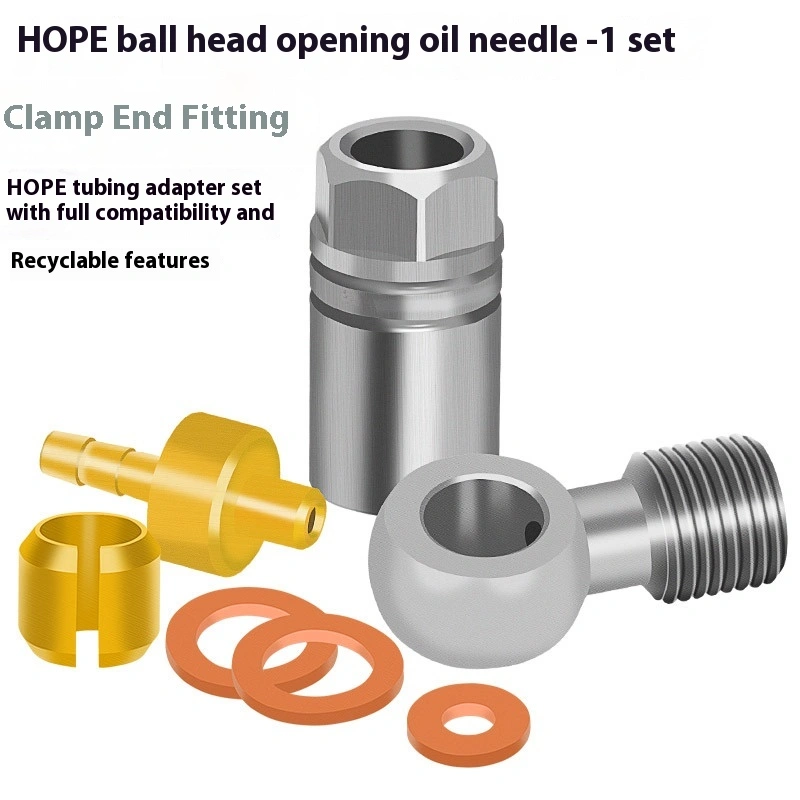 LEBYCLE HOPE Universal Hydraulic Disc Brake Hose Connector Set for Hope Oil Needle and Olive Head