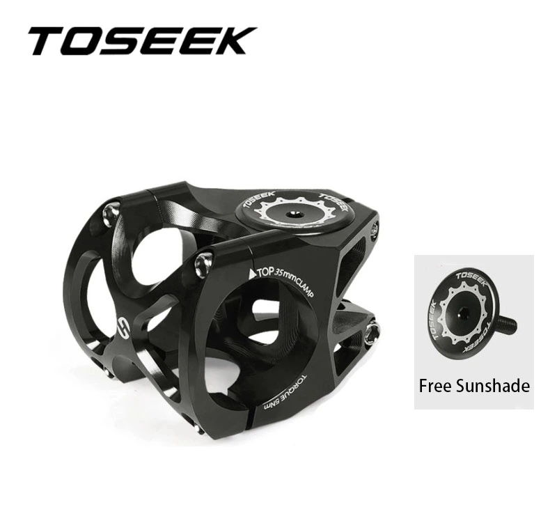 Toseek Handlebar Cap TOSEEK New Model Downhill Aluminum Alloy Stem