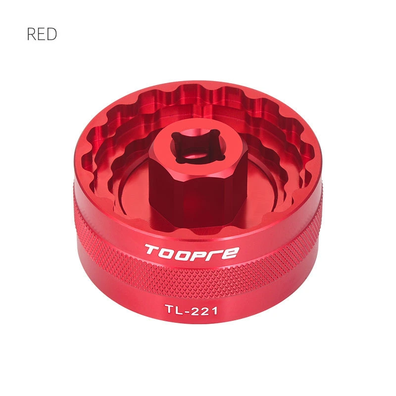 TOOPRE Bicycle Five-Hole Bottom Bracket Sleeve Mountain Bike Integrated Threaded BB Bottom Bracket Removal and Installation Tool