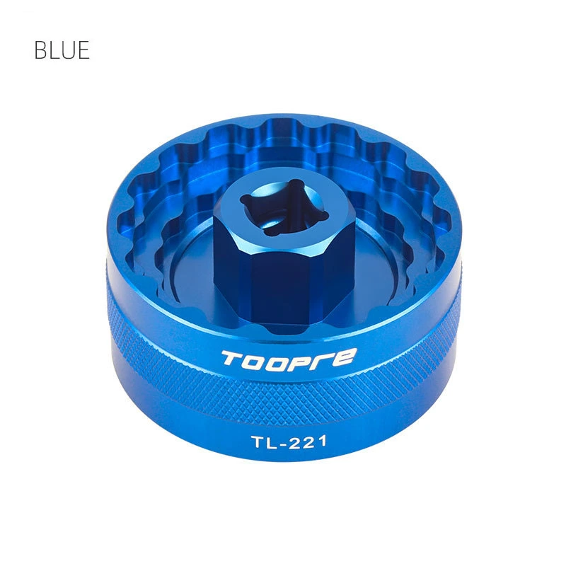 TOOPRE Bicycle Five-Hole Bottom Bracket Sleeve Mountain Bike Integrated Threaded BB Bottom Bracket Removal and Installation Tool