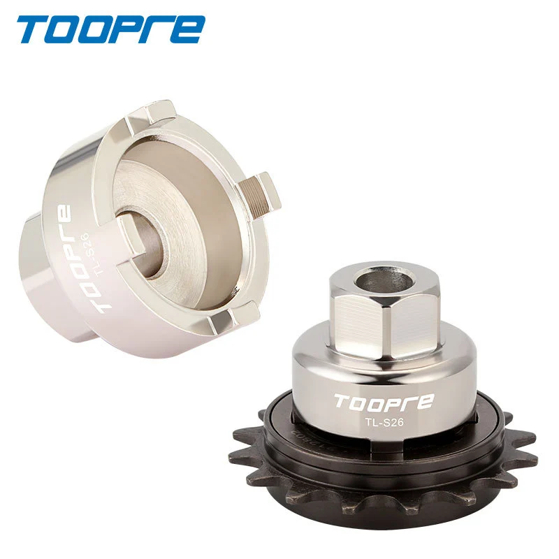TOOPRE Bicycle Single-Speed Freewheel Removal Tool 16T 17T 18T BMX Fixed Gear Bike Installation Socket