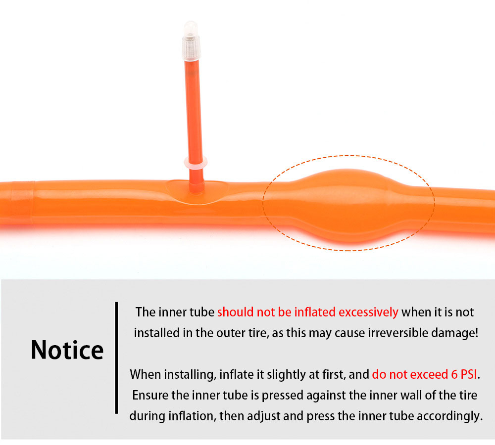 MEROCA TPU Inner Tube for 700x23-35C Road Tires, Presta 45L/65L/80L Valve Options in Orange or Green