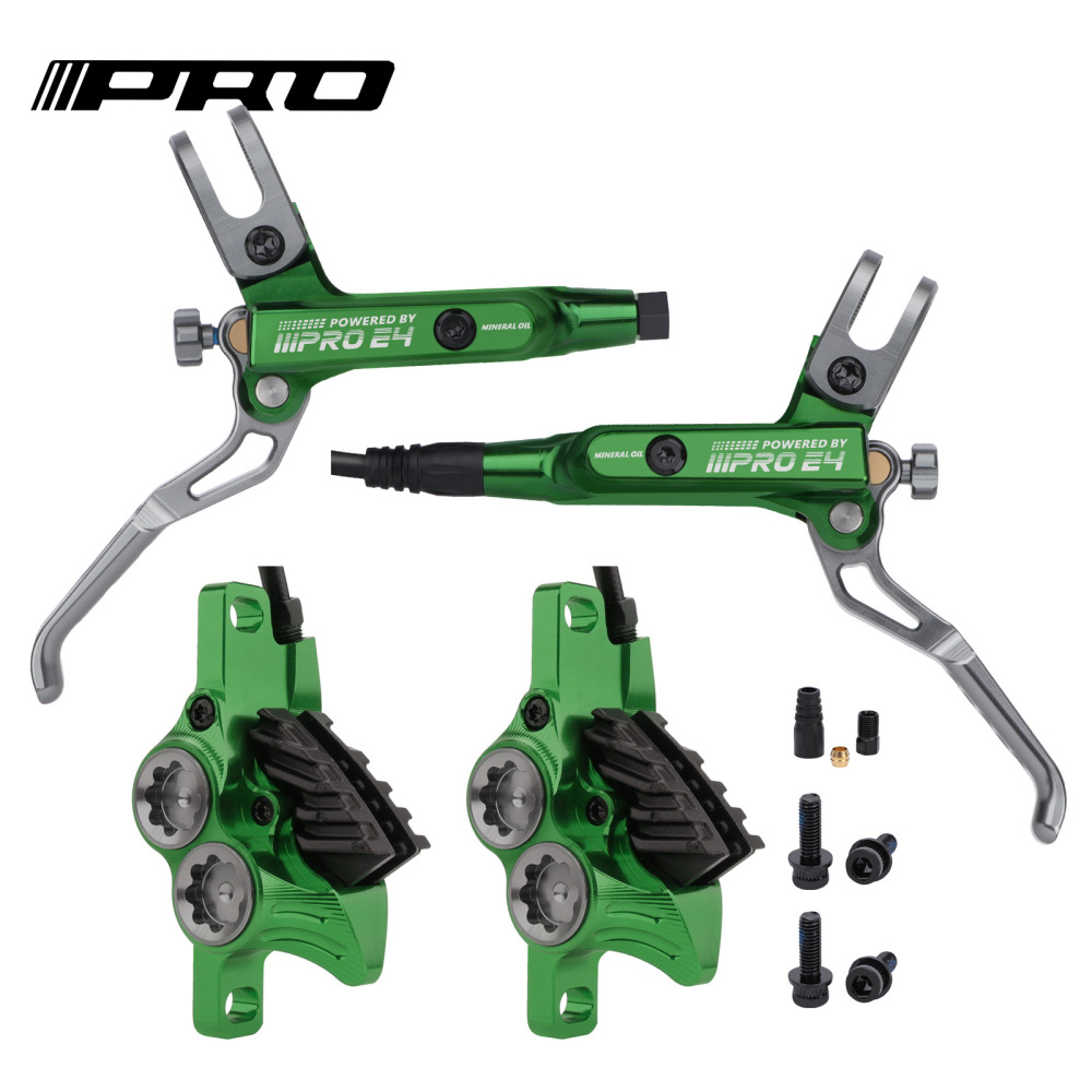 IIIPRO E4 Four-Piston Bicycle Hydraulic Disc Brake Mountain Bike Hydraulic Disc CNC High-End Disc Brake System (Rear Separate Caliper)