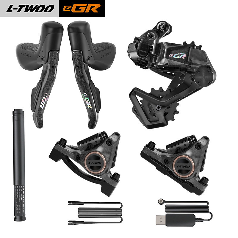 LTWOO eGR 1x12s / 1x11s Electronic Hydraulic Disc Brake Gravel Bike Groupset Road Electronic, APP programming, Gravel eGR Electronic Groupset