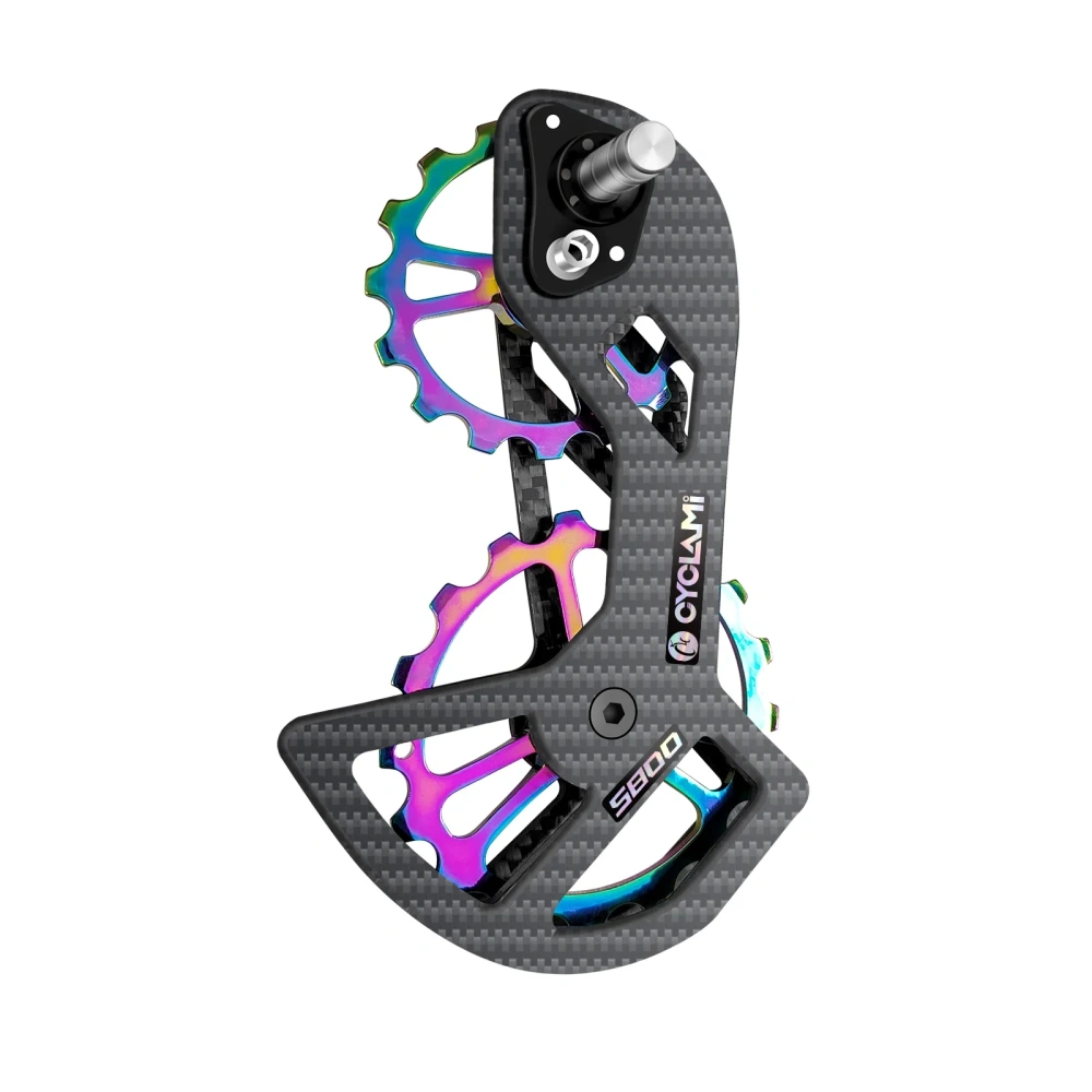 CYCLAMI UT Bicycle Ceramic Bearing Carbon Fiber Jockey Pulley Wheel Set Rear Derailleurs Guide Wheel 11 Speed Support SHIMANO