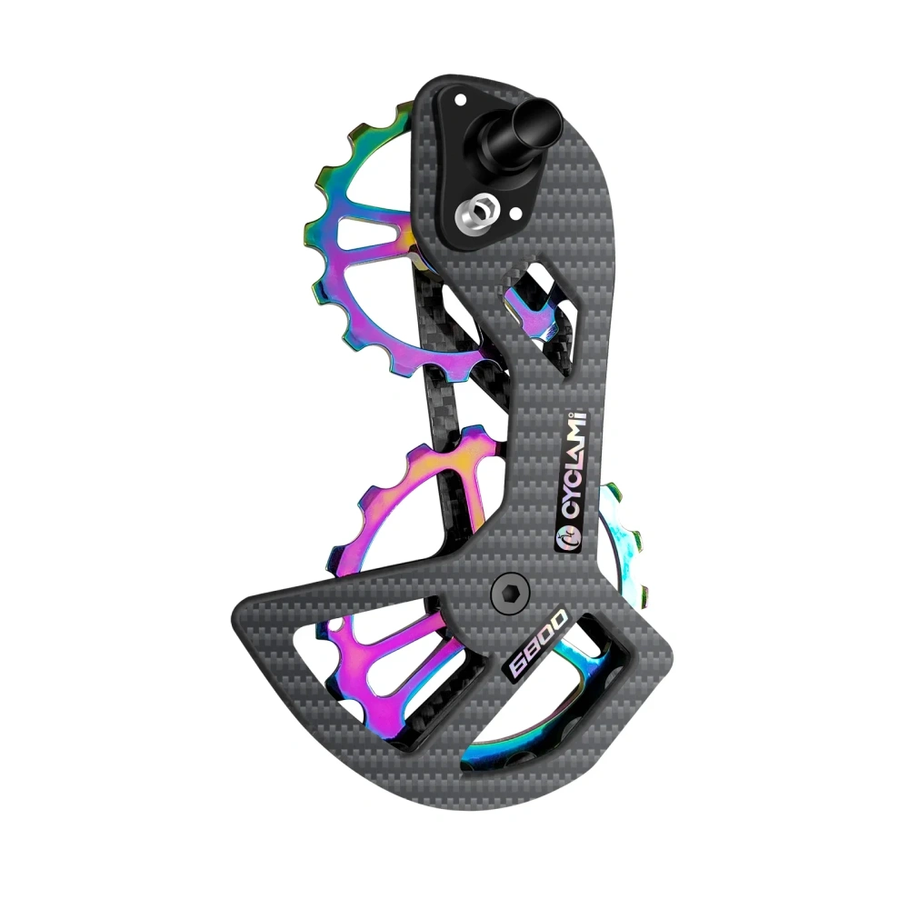 CYCLAMI UT Bicycle Ceramic Bearing Carbon Fiber Jockey Pulley Wheel Set Rear Derailleurs Guide Wheel 11 Speed Support SHIMANO