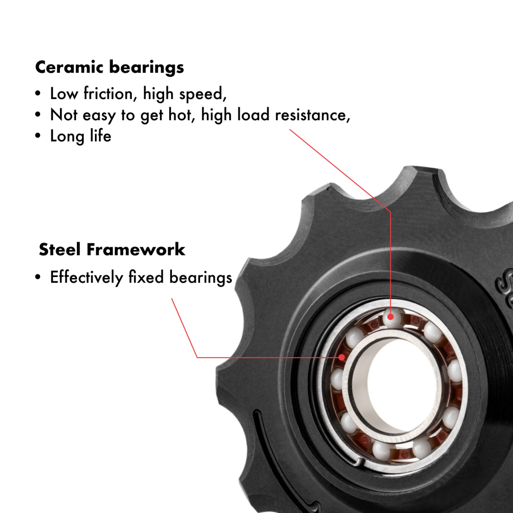 DJC 12 Speed Bike Ceramic Bearing Pulley Wheel Guide Roller Jockey 11T 12T 13T 14T MTB Road Bike  for Shimano for Sram 12s AXS Flattop
