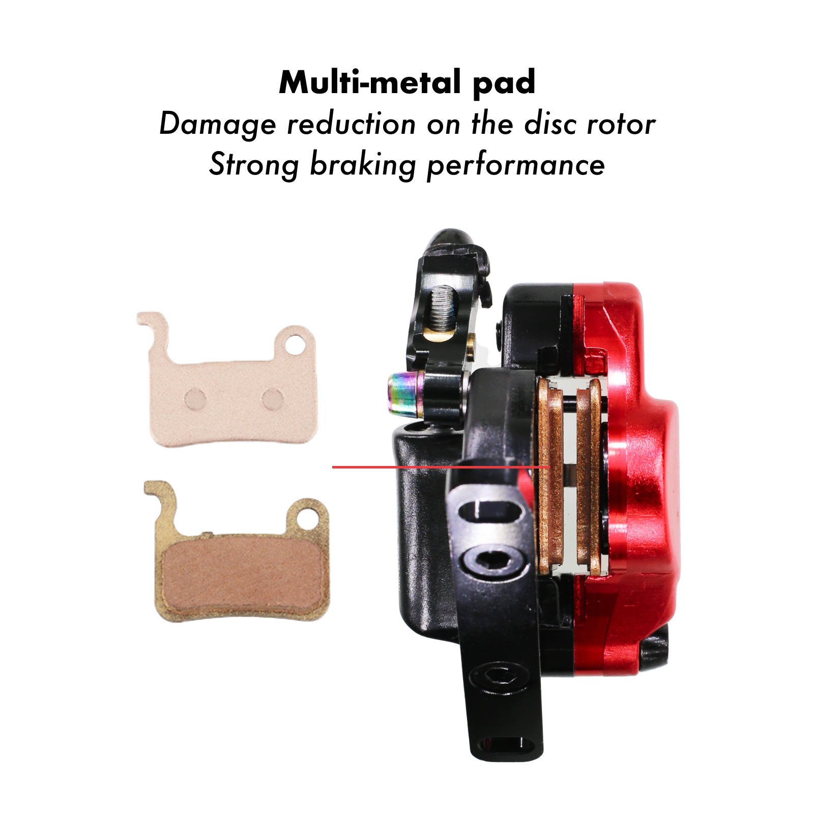 IIIPRO Road Bike Brake Caliper XTR Large Cylinder Oil Hydraulic Disc Brake Cable Pulling Brake Alu Uni Body 2 Pistons