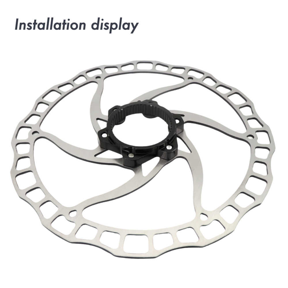 IIIPRO Centerlock to 6 holes Rotor Adapter with Lockring Bike Adapter for Centerlock Convert to 6 Bolts Rotor Disc MTB Road Bike