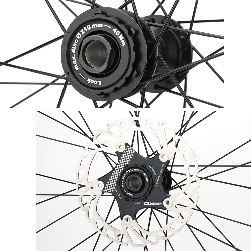 IIIPRO Centerlock to 6 holes Rotor Adapter with Lockring Bike Adapter for Centerlock Convert to 6 Bolts Rotor Disc MTB Road Bike