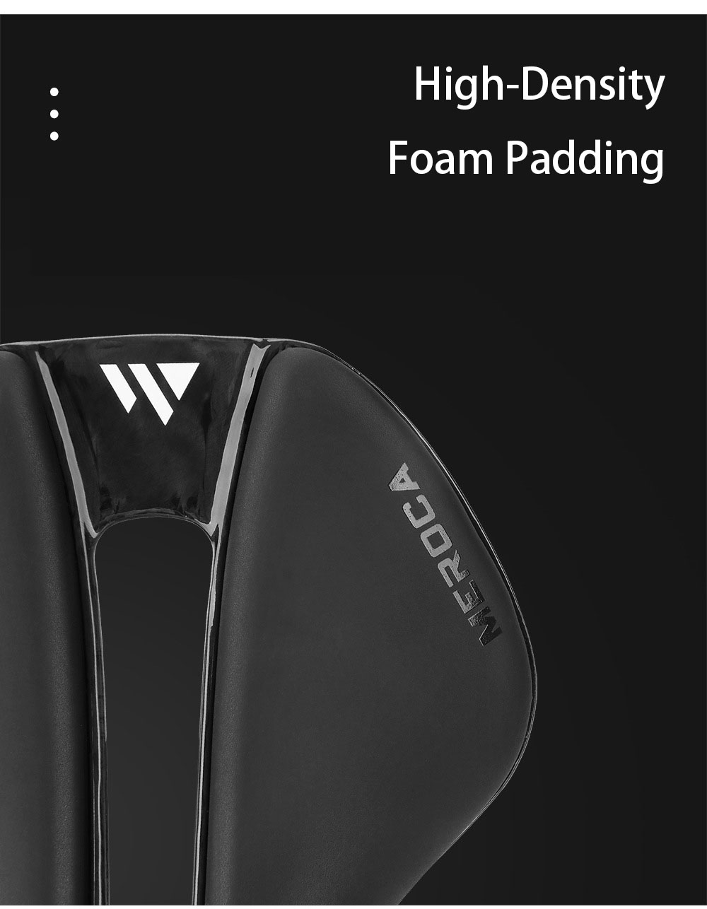 MEROCA T55 EVA Carbon Fiber Hollow Saddle High-Density Foam Padding Soft Seat Cushion Comfortable and Breathable
