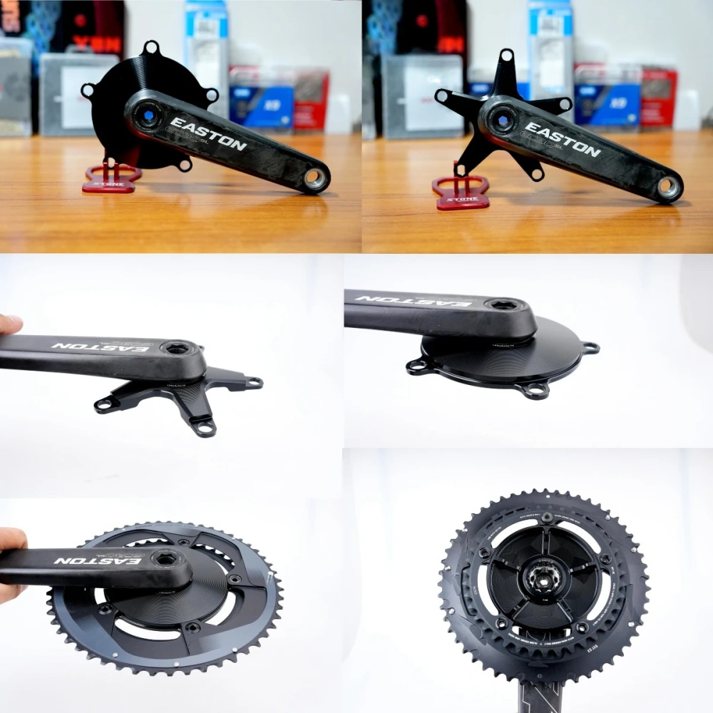 Stone Chainring Adapter Spider for EASTON EC90SL To 130BCD EC90 for Raceface Chain ELILEE XXE GP3 Power Meter Road Folding Bike