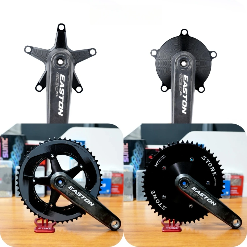 Stone Chainring Adapter Spider for EASTON EC90SL To 130BCD EC90 for Raceface Chain ELILEE XXE GP3 Power Meter Road Folding Bike
