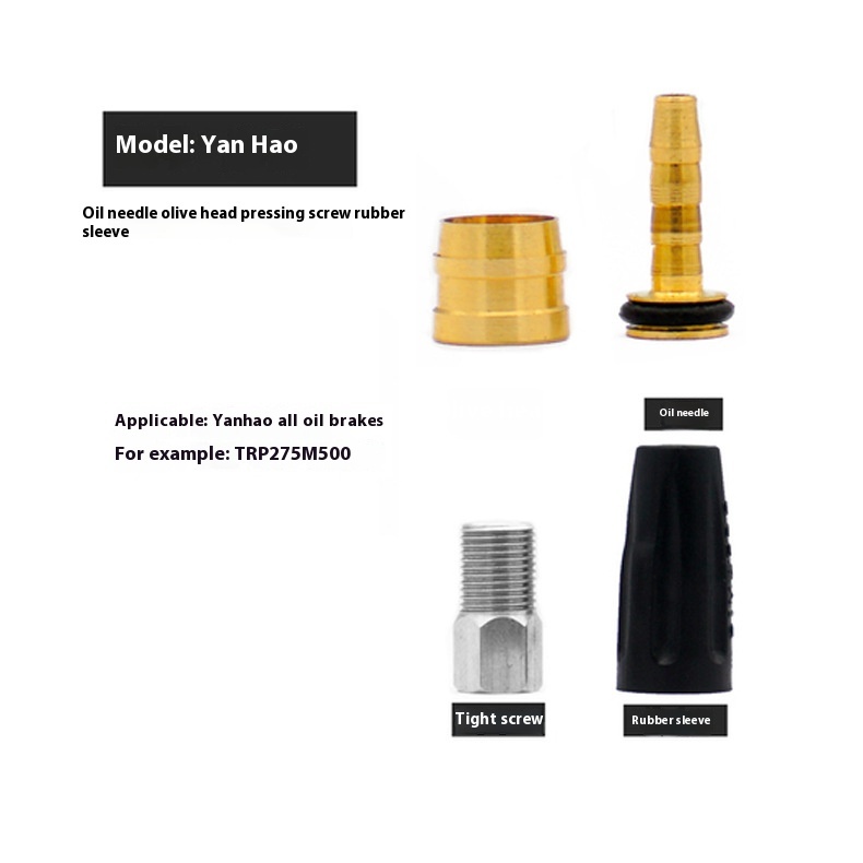 VXM Mountain Bike Hydraulic Disc Brake Connector 59-Speed Union Magura Olive Head 90° Oil Needle Hydraulic Disc Brake Hose Screw Accessories