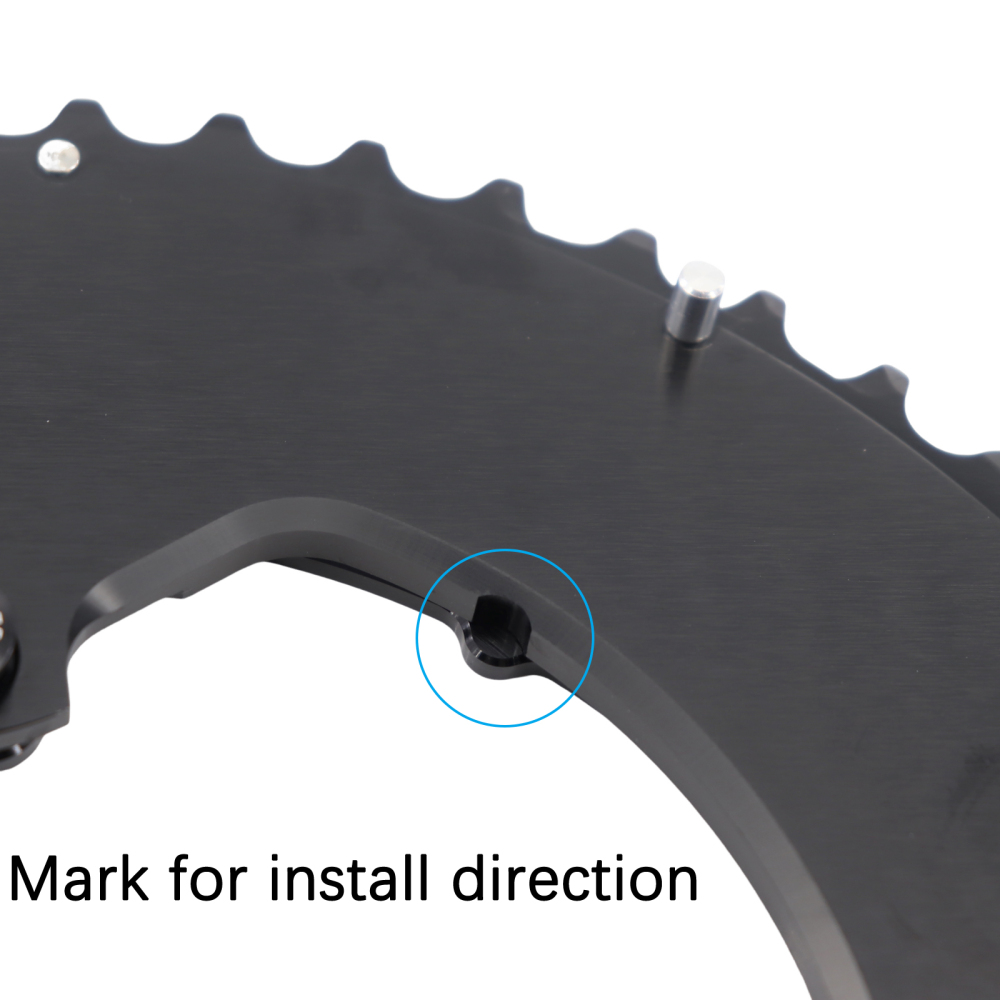 STONE 107BCD Bike Double Chainring Round 2X for Sram Rival ETAP Flattop AXS 12S 46T-33T 48T-35T 50T-37T 52T-39T 54-41T