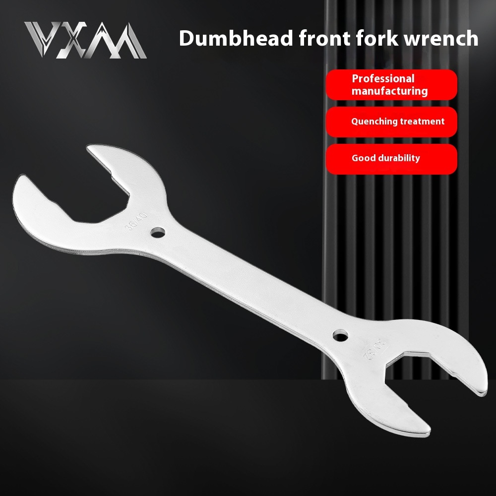 VXM Mountain Bike Headset Wrench Spanner for Threaded Forks 30/32/36/40mm Open-End Repair Tool for Bottom Bracket Removal
