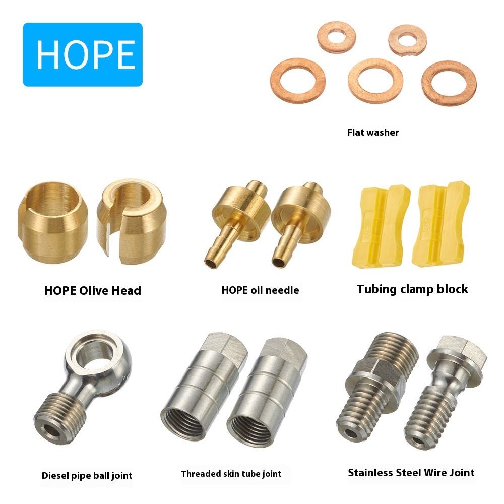 EZmtb Mountain Bike Brake Hose Fittings with 5-Way Ball Joint Hydraulic Connectors BH90 BH59 HOPE