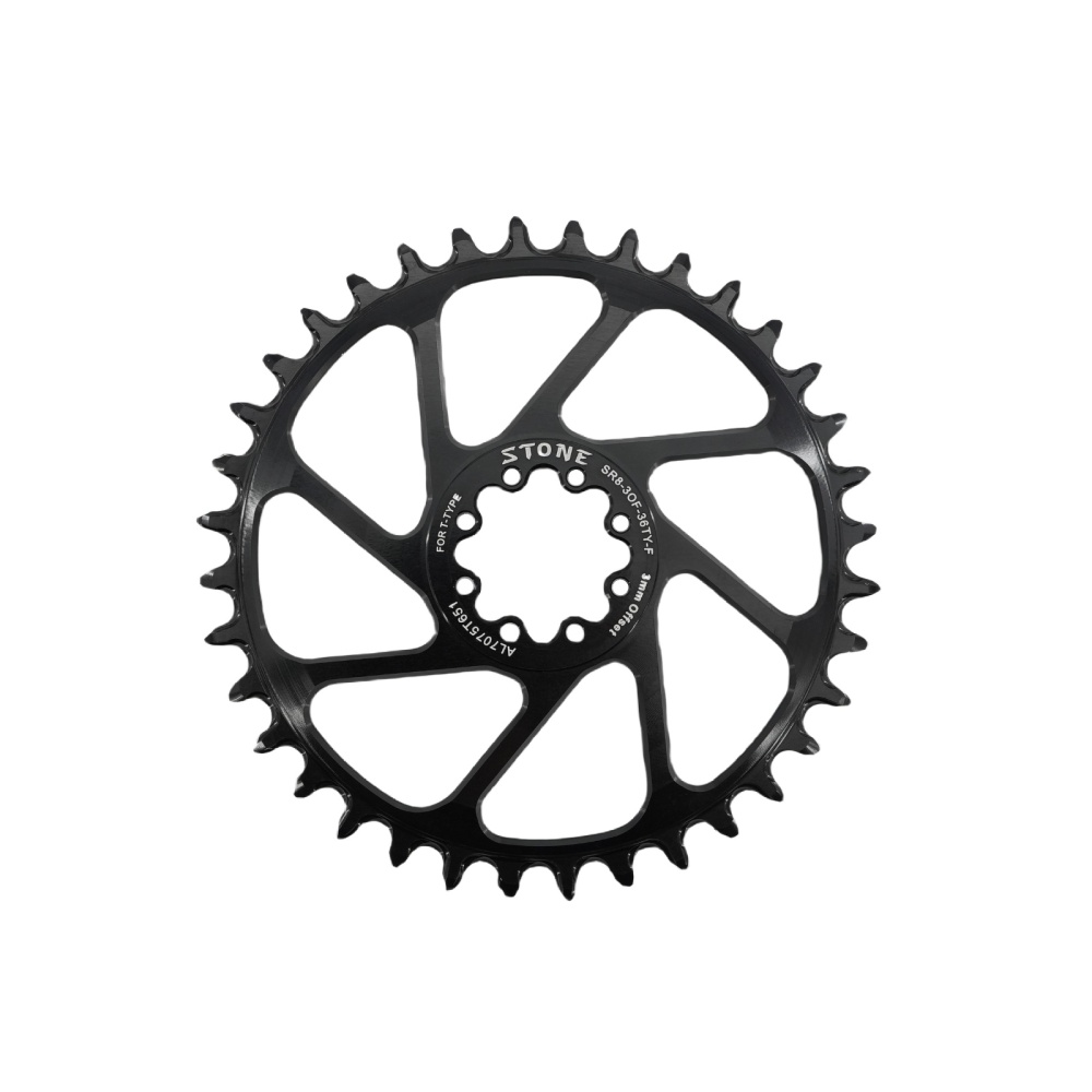 Stone Bike Chainring for AXS Flattop T-type Chain 12S 3mm Offset Direct Mount Round for Sram X0 XX SL 26t To 40T hollow aero style
