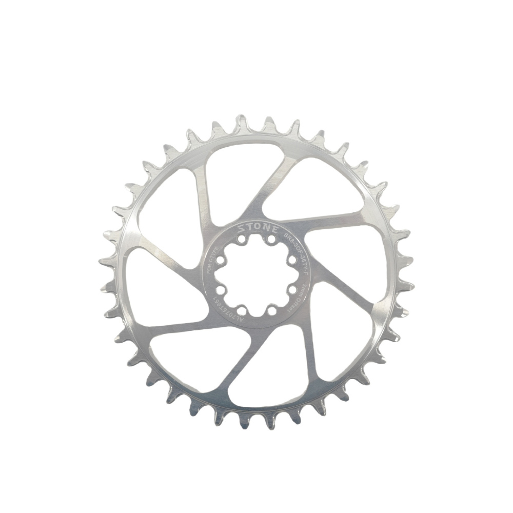 Stone Bike Chainring for AXS Flattop T-type Chain 12S 3mm Offset Direct Mount Round for Sram X0 XX SL 26t To 40T hollow aero style