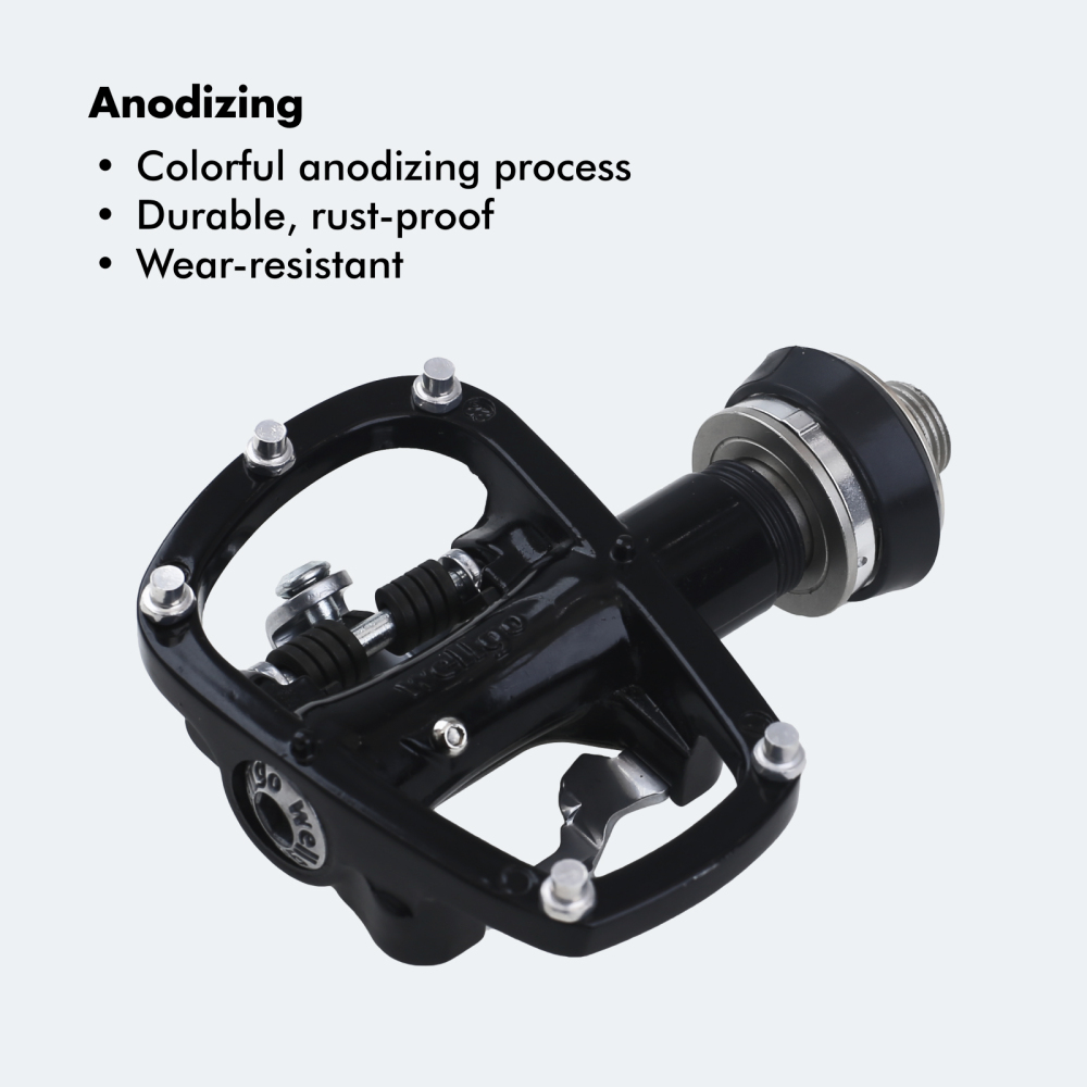 Wellgo Pedal Quick Release Device R120B QRD QRD3 Mountain Bike Road Pedal MTB Cycling Bearing Pedals Lightweight