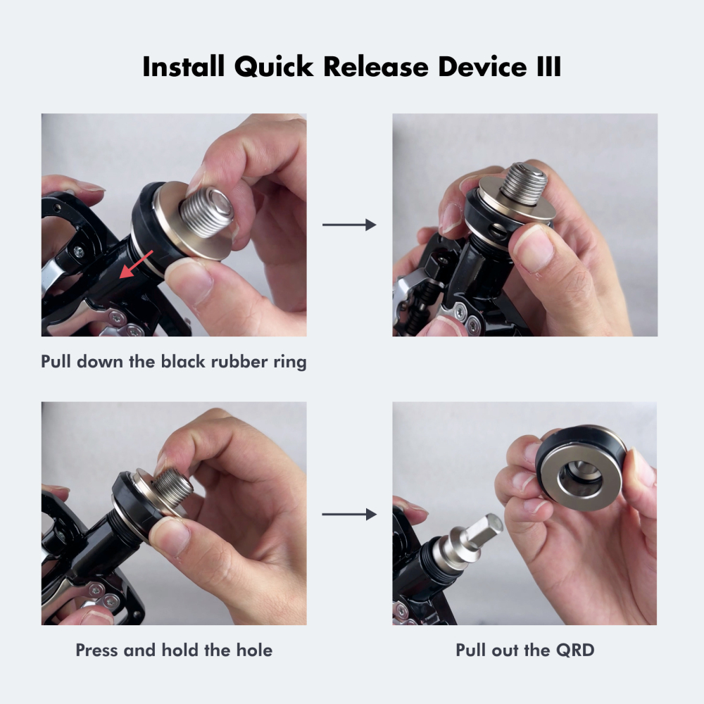 Wellgo Pedal Quick Release Device R120B QRD QRD3 Mountain Bike Road Pedal MTB Cycling Bearing Pedals Lightweight