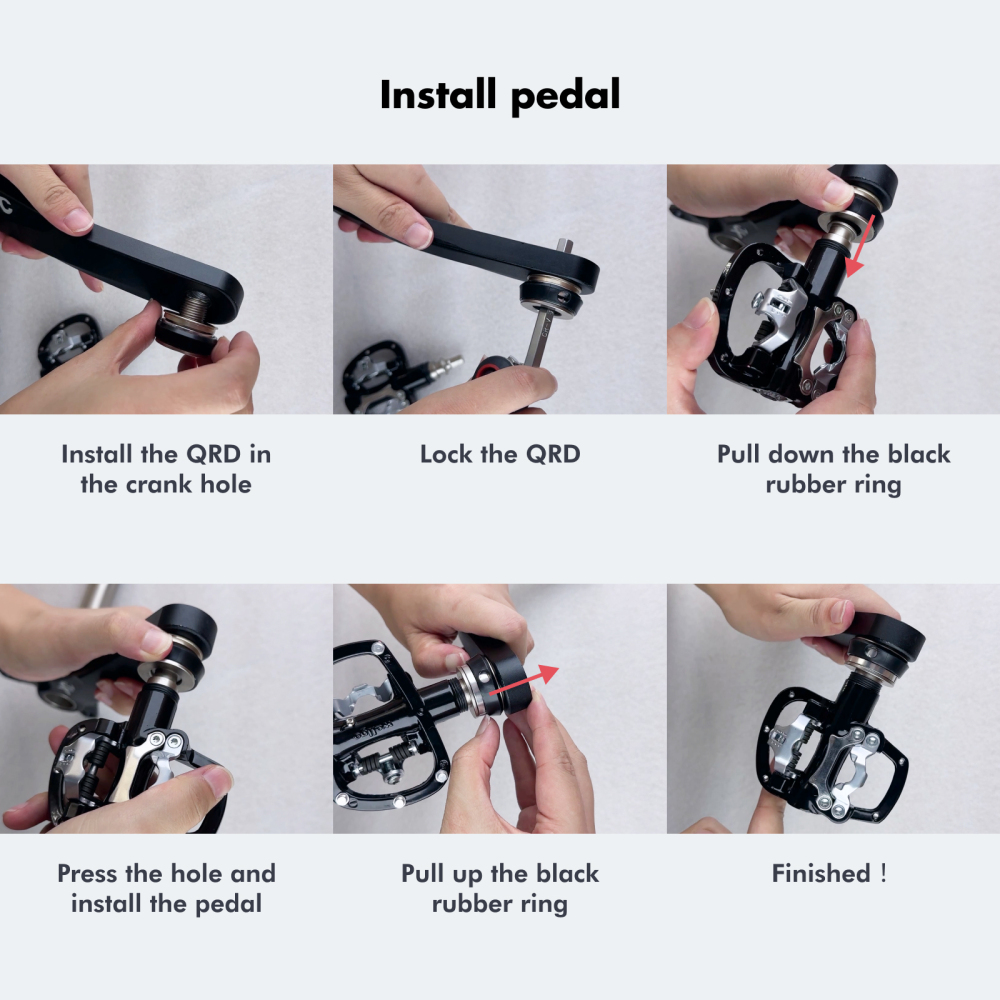 Wellgo Pedal Quick Release Device R120B QRD QRD3 Mountain Bike Road Pedal MTB Cycling Bearing Pedals Lightweight