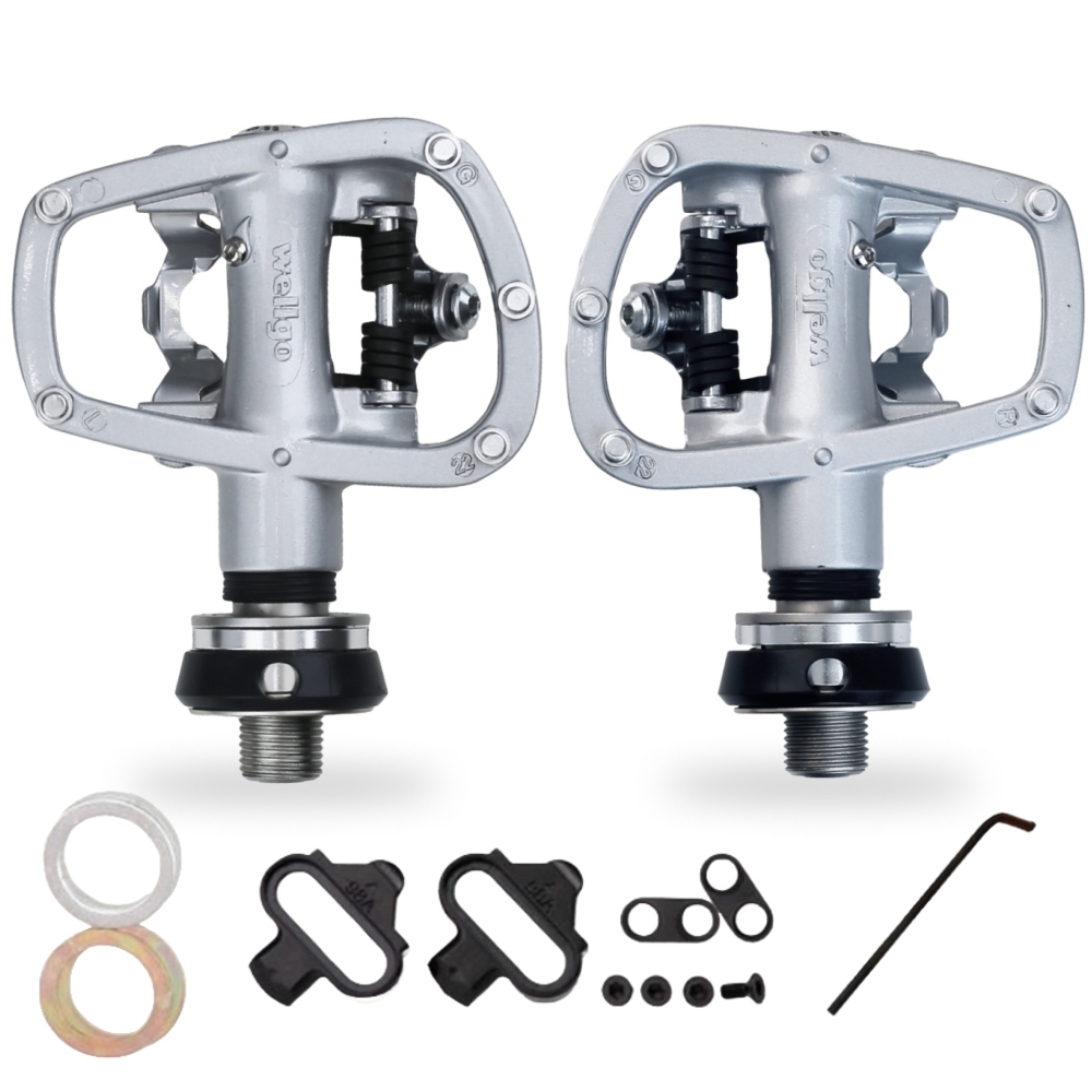 Wellgo Pedal Quick Release Device R120B QRD QRD3 Mountain Bike Road Pedal MTB Cycling Bearing Pedals Lightweight