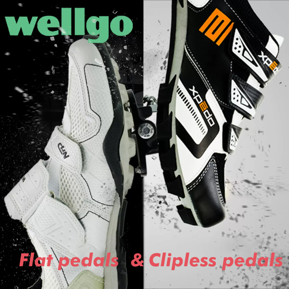 Wellgo Pedal Quick Release Device R120B QRD QRD3 Mountain Bike Road Pedal MTB Cycling Bearing Pedals Lightweight