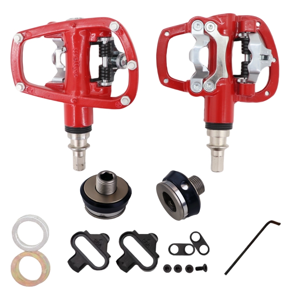 Wellgo Pedal Quick Release Device R120B QRD QRD3 Mountain Bike Road Pedal MTB Cycling Bearing Pedals Lightweight