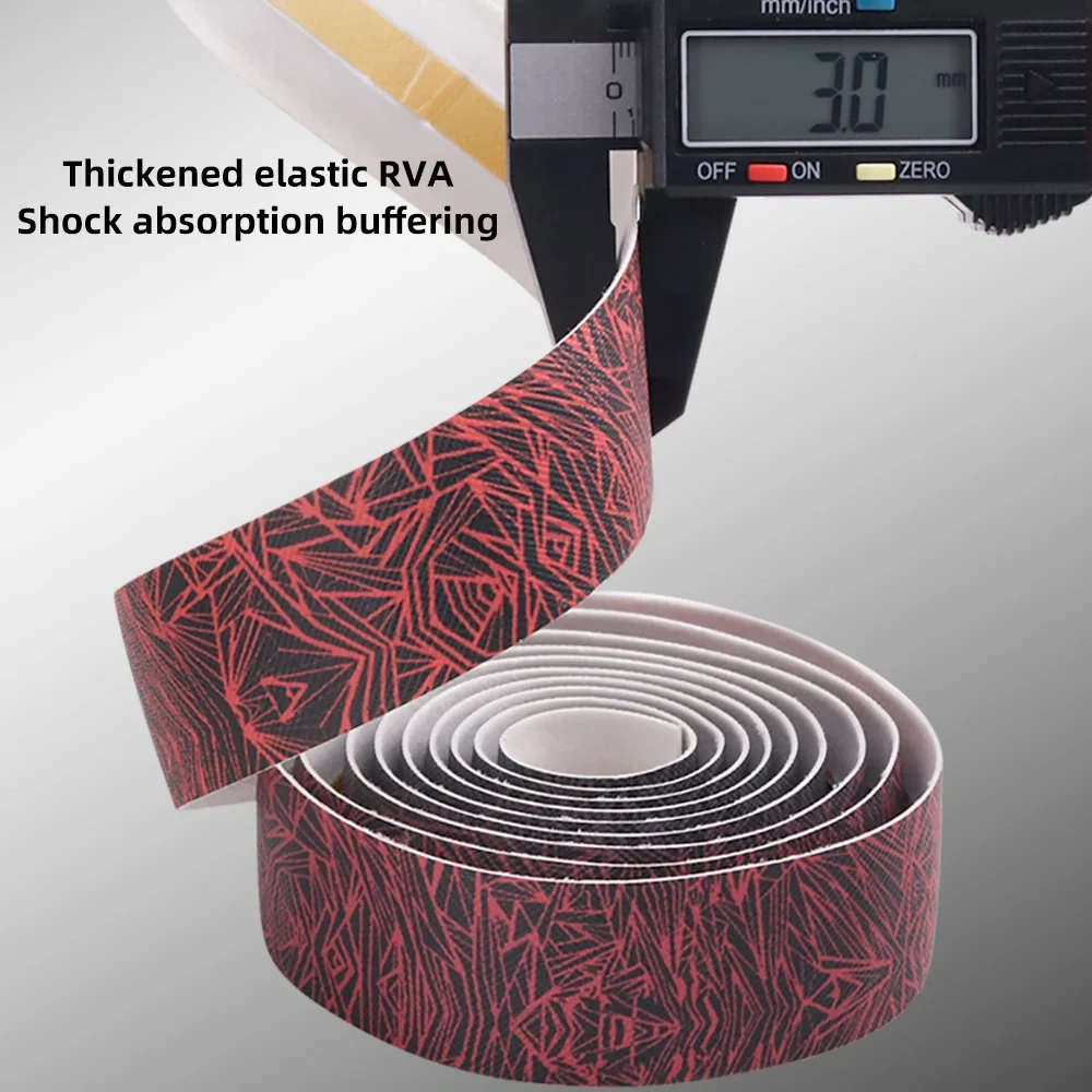 1 Pair Road Bike Handlebar Tape Anti-Slip Shock Handle Bar Tape with PU Anti-Vibration Cycling Handlebar Durable Tape vogue part