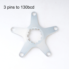 3 pin hollow silver 1x speed