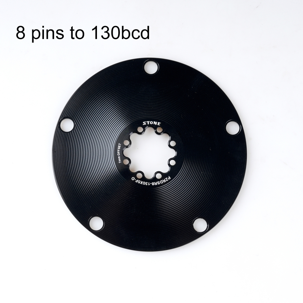 STONE bike chainring spider 1x speed 130bcd for crankset 3 pins 8 pins bolts EC90 XXE GP3 kapic aldhu vegast for sram for rotor for easton direct mount axs flattop FORCE RED single speed AXS Flattop T-type 8 bolts pins 7mm offset