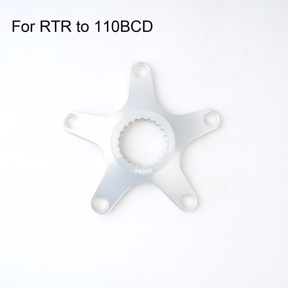 STONE bike chainring spider  1x speed 110bcd for crankset 3 pins 8 pins EC90 XXE GP3 kapic aldhu vegast for sram for rotor for easton direct mount axs flattop FORCE RED single speed AXS Flattop T-type 8 bolts pins 7mm offset