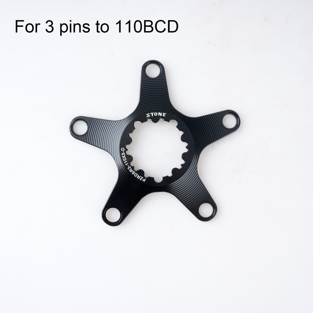 STONE bike chainring spider  1x speed 110bcd for crankset 3 pins 8 pins EC90 XXE GP3 kapic aldhu vegast for sram for rotor for easton direct mount axs flattop FORCE RED single speed AXS Flattop T-type 8 bolts pins 7mm offset