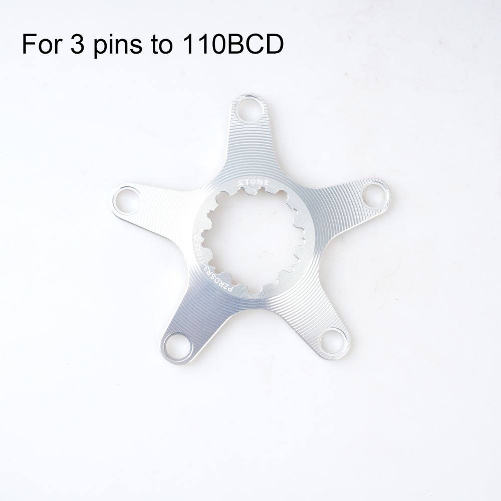 STONE bike chainring spider  1x speed 110bcd for crankset 3 pins 8 pins EC90 XXE GP3 kapic aldhu vegast for sram for rotor for easton direct mount axs flattop FORCE RED single speed AXS Flattop T-type 8 bolts pins 7mm offset