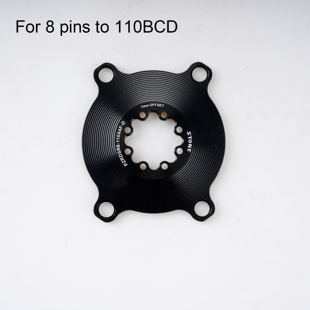 STONE bike chainring spider  1x speed 110bcd for crankset 3 pins 8 pins EC90 XXE GP3 kapic aldhu vegast for sram for rotor for easton direct mount axs flattop FORCE RED single speed AXS Flattop T-type 8 bolts pins 7mm offset