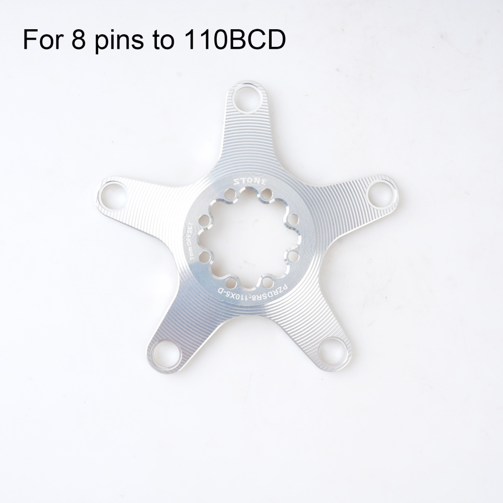 STONE bike chainring spider  1x speed 110bcd for crankset 3 pins 8 pins EC90 XXE GP3 kapic aldhu vegast for sram for rotor for easton direct mount axs flattop FORCE RED single speed AXS Flattop T-type 8 bolts pins 7mm offset