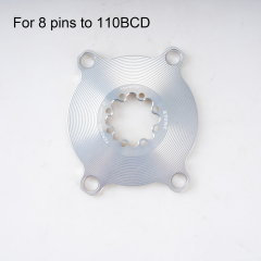 8 pin 4 arm silver 1x speed