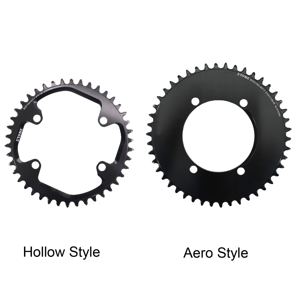 Stone Round Chainring 110 BCD for Shimano Gravel GRX FC RX810 RX600 34 36 38 40 42 46 58T 60T Tooth Road Bike Chainwheel 110bcd