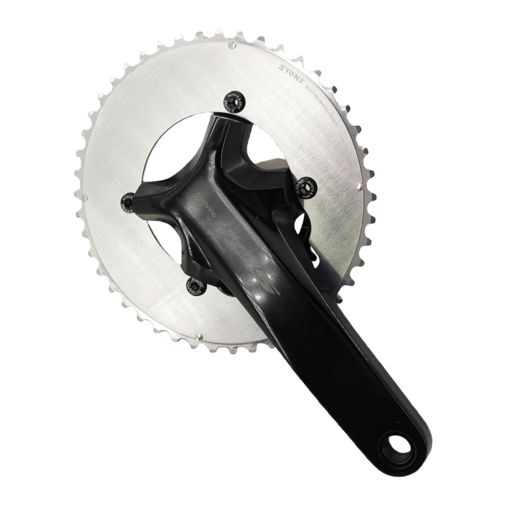 Stone 110bcd Round Double Chainring Aero for Shimano 105 R7100 UT R8100 DA R9200 Di2 Road Bike 58 55 52 36T 53 39 54 40 50 34 48 46