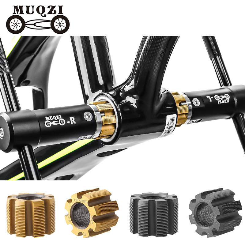 MUQZI 2 Pieces Bottom Bracket Thread Tapping Tool BC 1.37x24T Wear-Resistant Parts Screw Accessories High Strength for Making Threads